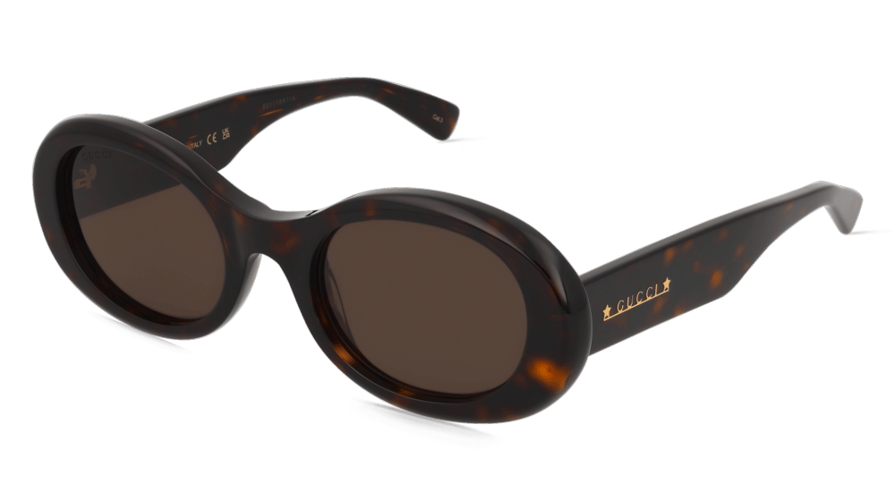 Gucci GG1587S Havane Vue d'angle