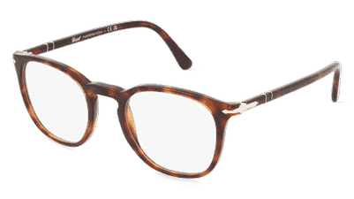 Persol PO3318V Olive transparent Vue d'angle