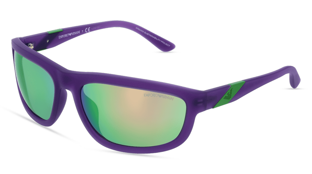EMPORIO ARMANI EA4183U Violet glanzend Hoekaanzicht