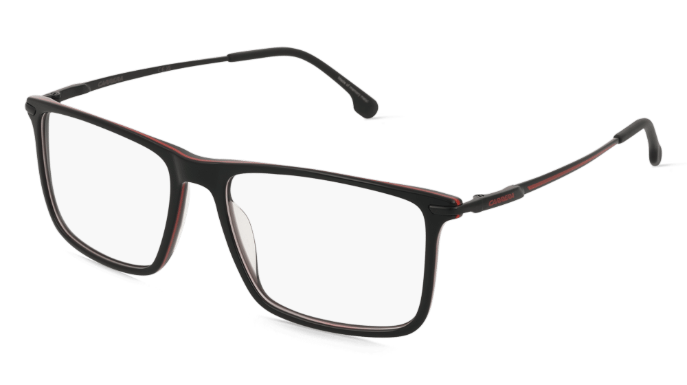 Carrera 8905 zwart rood Hoekaanzicht