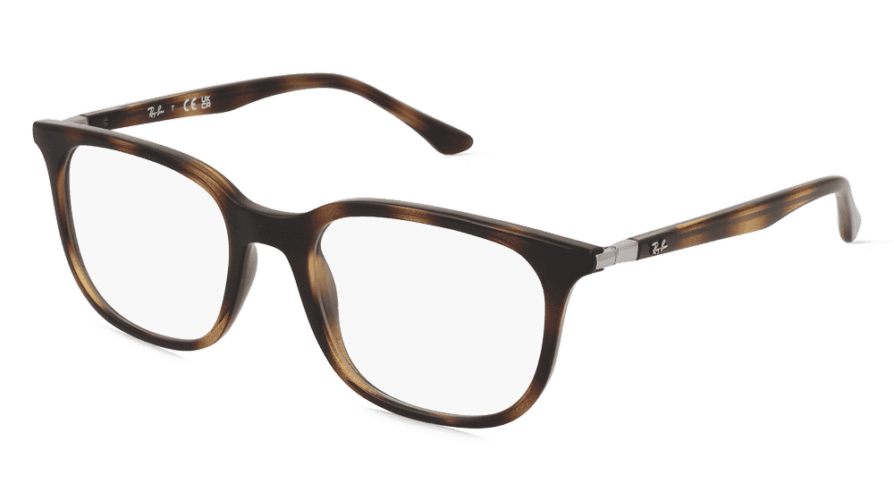 Ray-Ban RX7211 Havane Vue d'angle