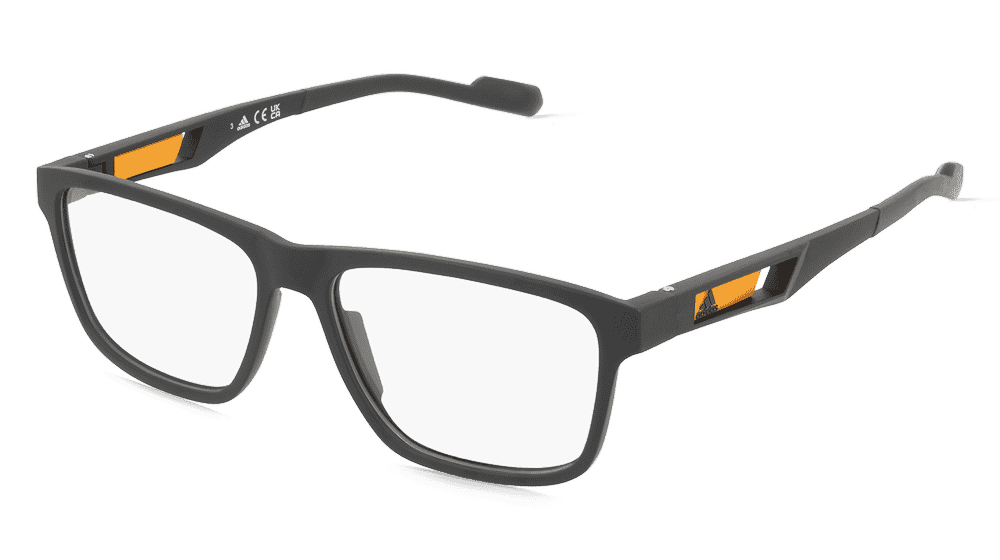 Adidas SP5056 zwart mat Hoekaanzicht