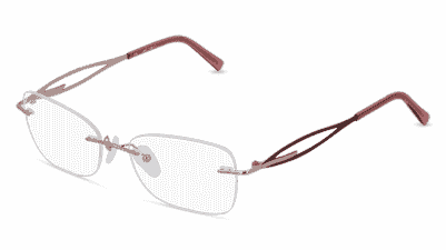 Fielmann MC 536 CL Pink bordeaux Hoekaanzicht