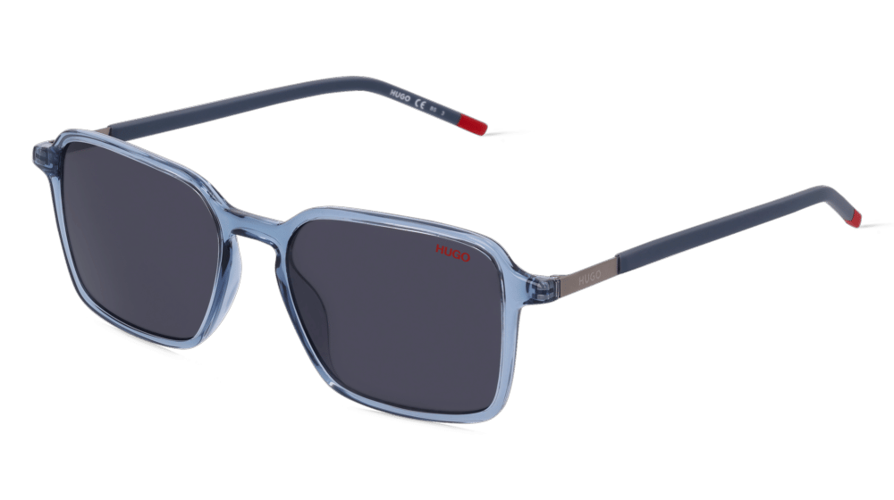 Hugo HG 1228/S Argenté bleu Vue d'angle