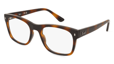 Ray-Ban RX7228 Havane Vue d'angle
