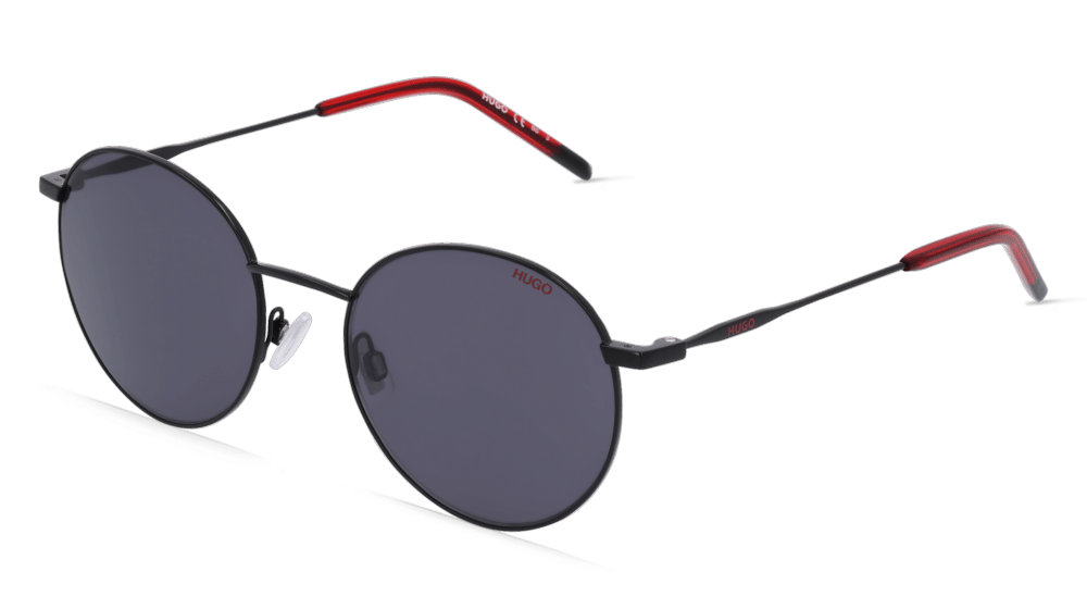 HUGO HG 1215/S Noir mat Vue d'angle