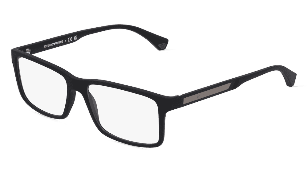 EMPORIO ARMANI EA3038 Noir Vue d'angle