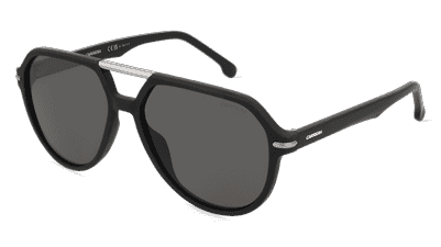 Carrera 315/S zwart mat Hoekaanzicht