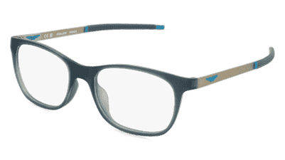 Police POIVPLF86 Gris transparent Vue d'angle