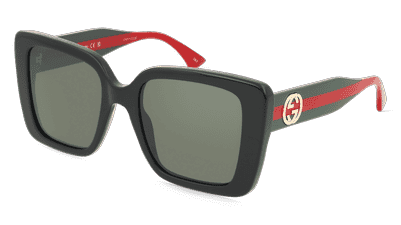 Gucci GG1861S Bleu Havane Vue d'angle