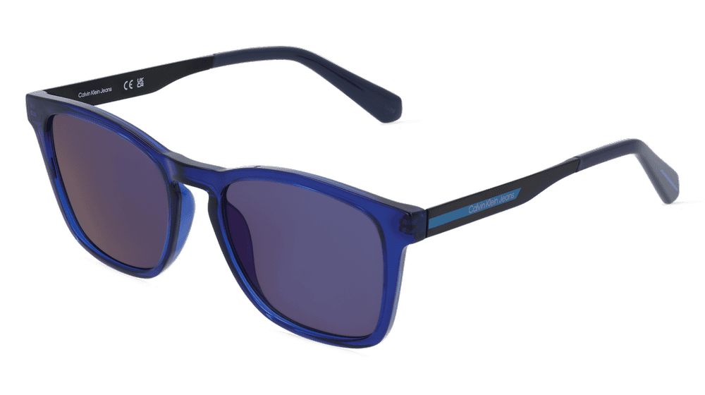 CALVIN KLEIN CKJ22642S Bleu transparent Vue d'angle