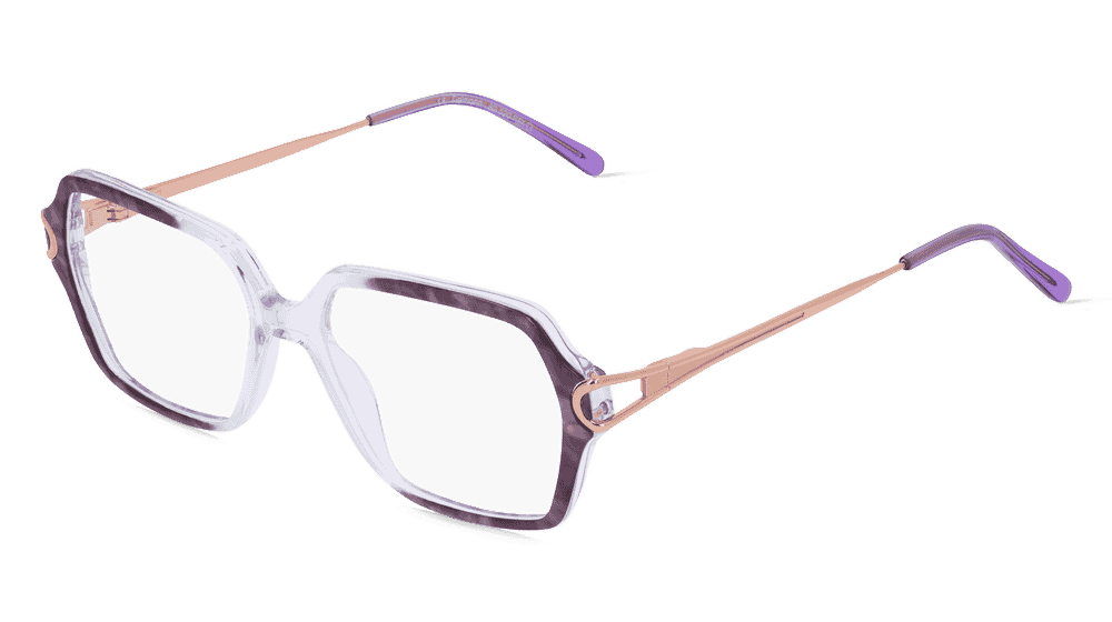 Lieve Cristal lilas Vue d'angle