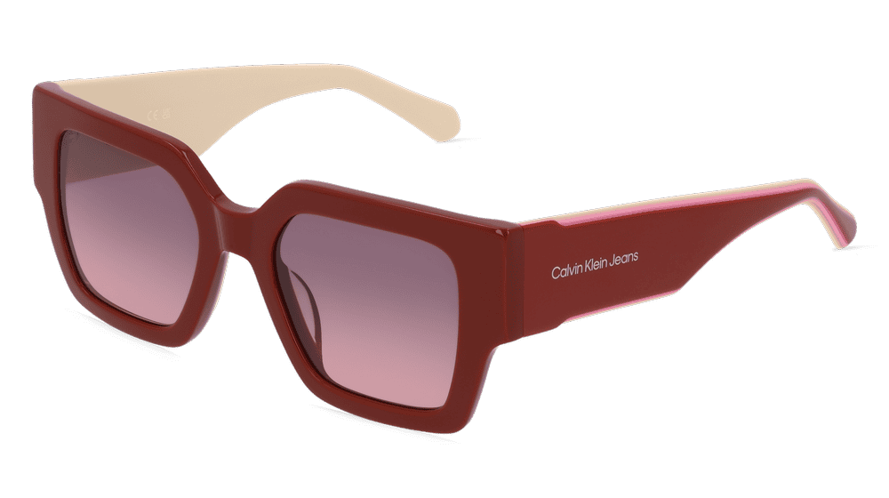 CALVIN KLEIN CKJ22638S Bruin glanzend Hoekaanzicht