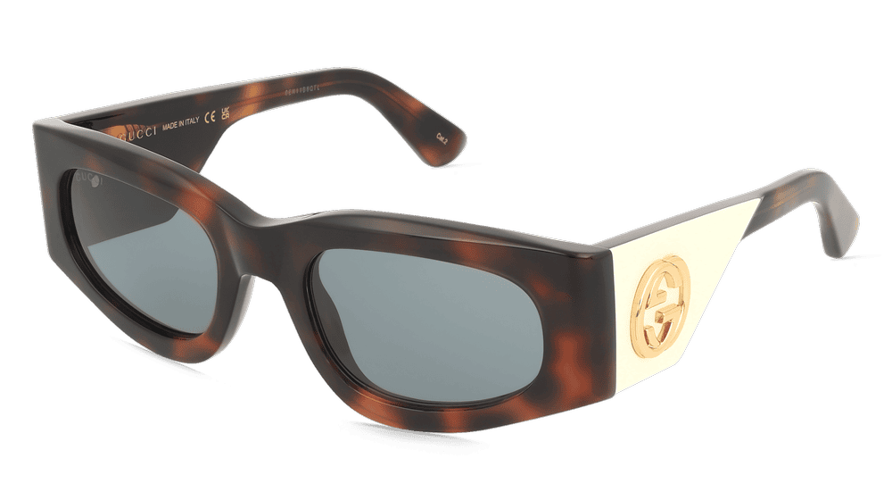Gucci GG1664S Havane Vue d'angle
