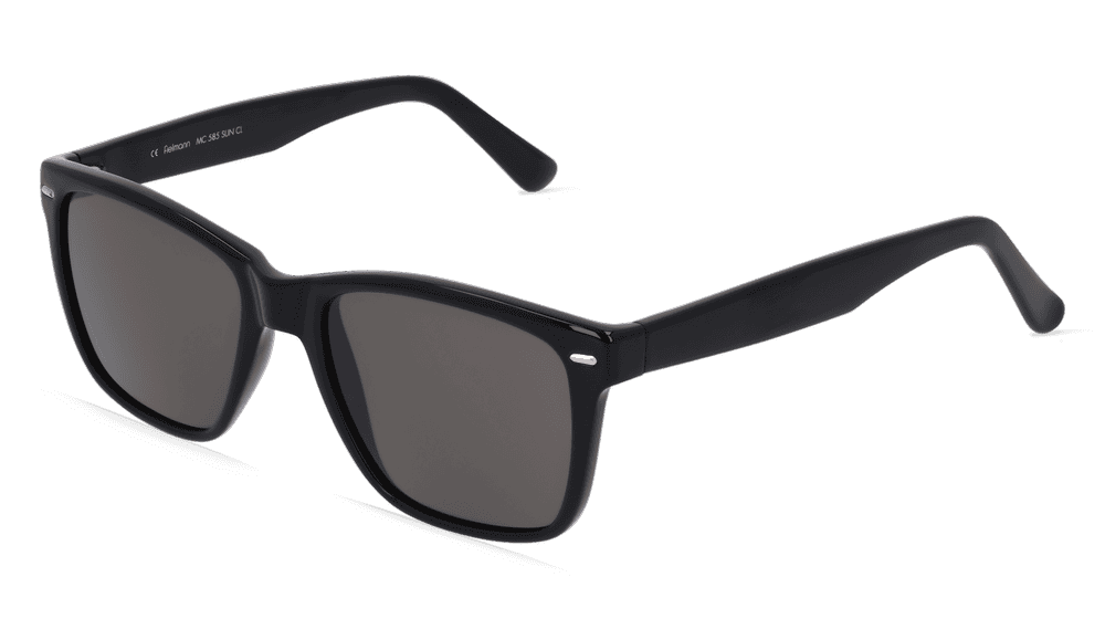 Albert Sun Noir brillant Vue d'angle