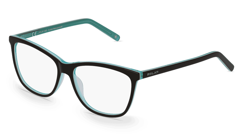 POLAR 949 Noir turquoise Vue d'angle
