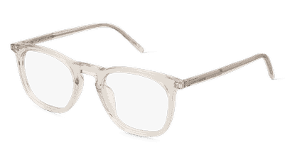 Saint Laurent SL 623 OPT Beige transparent Vue d'angle