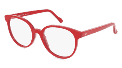 Fielmann MF 059 RN CLAUDIA Blauw glanzend Hoekaanzicht