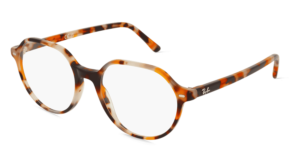 Ray-Ban RX5395 Havane brun Vue d'angle