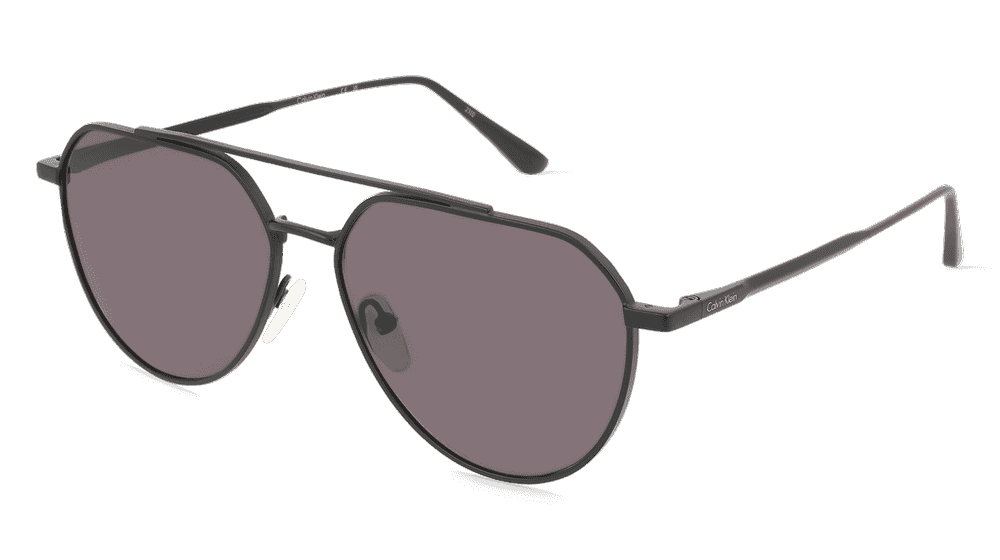 Calvin Klein CK24100S Noir mat Vue d'angle