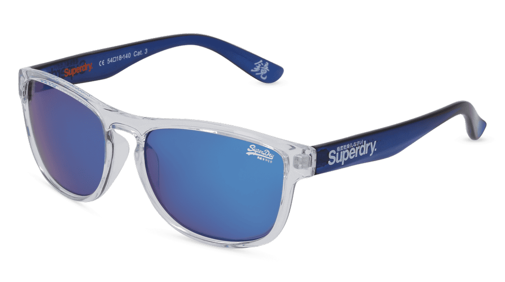 SUPERDRY ROCKSTAR Bleu transparent Vue d'angle