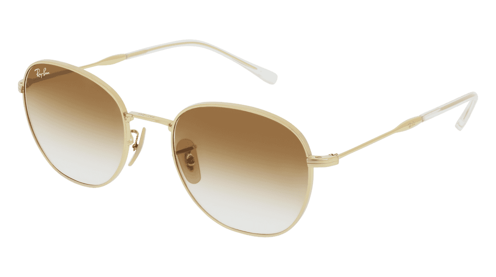 Ray-Ban RB3809 Doré Vue d'angle