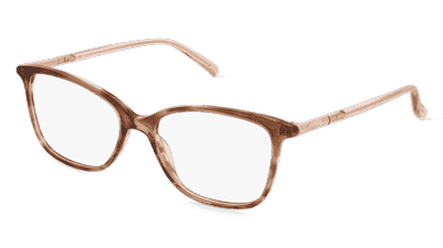 Fielmann LN 052 CL BEATRIX Havanna pink Hoekaanzicht