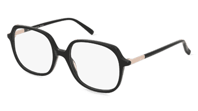 Fielmann LN 061 FA PAMELA Noir or rose Vue d'angle