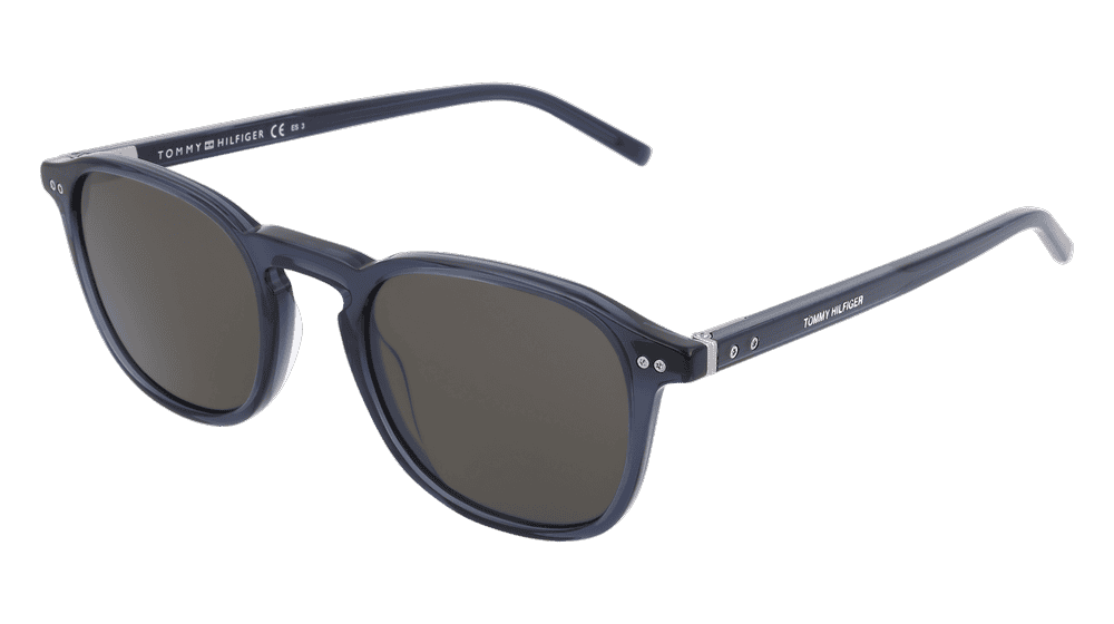 TOMMY HILFIGER EYEWEAR TH 1939/S Blue transparent Corner View