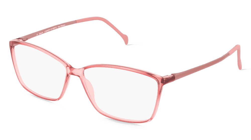 Fielmann COMFORT 127 FLEX CL roze Hoekaanzicht