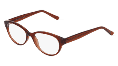 Fielmann MC 592 CL Rose transparent Vue d'angle