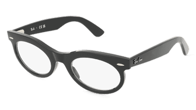Ray-Ban VISTA RX2242V WAYFARER OVAL Havanna gestreept Hoekaanzicht