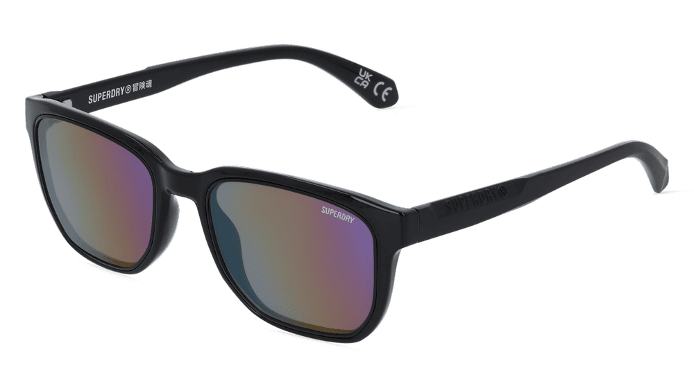 SUPERDRY 5003 Zwart glanzend Hoekaanzicht