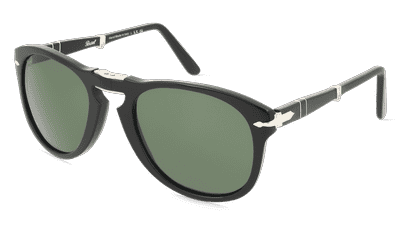 Persol 0PO0714 FOLDING Noir Vue d'angle
