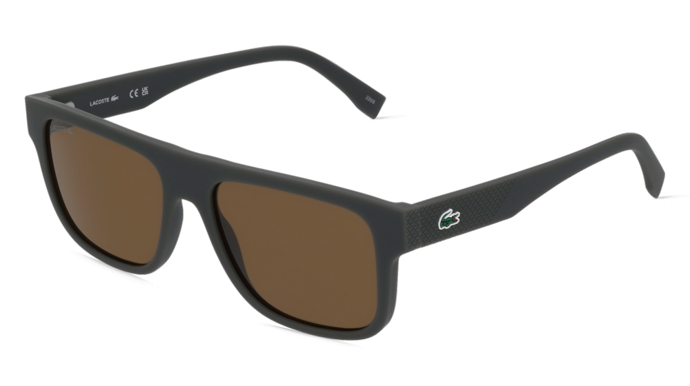 Lacoste L6001S Grijs mat Hoekaanzicht