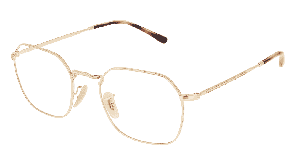 Ray-Ban RX3694V Doré Vue d'angle