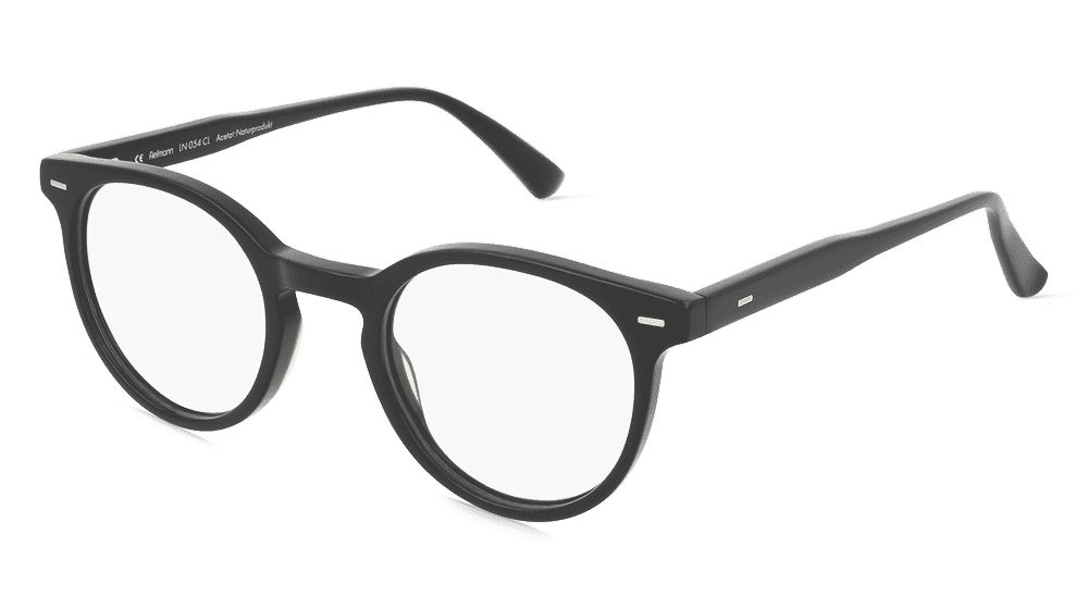 Fielmann LN 054 CL Noir brillant Vue d'angle