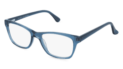 Fielmann ABC 089 FLEX CL SONIA blauw transparant Hoekaanzicht