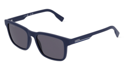 Lacoste L997S Gris brillant Vue d'angle