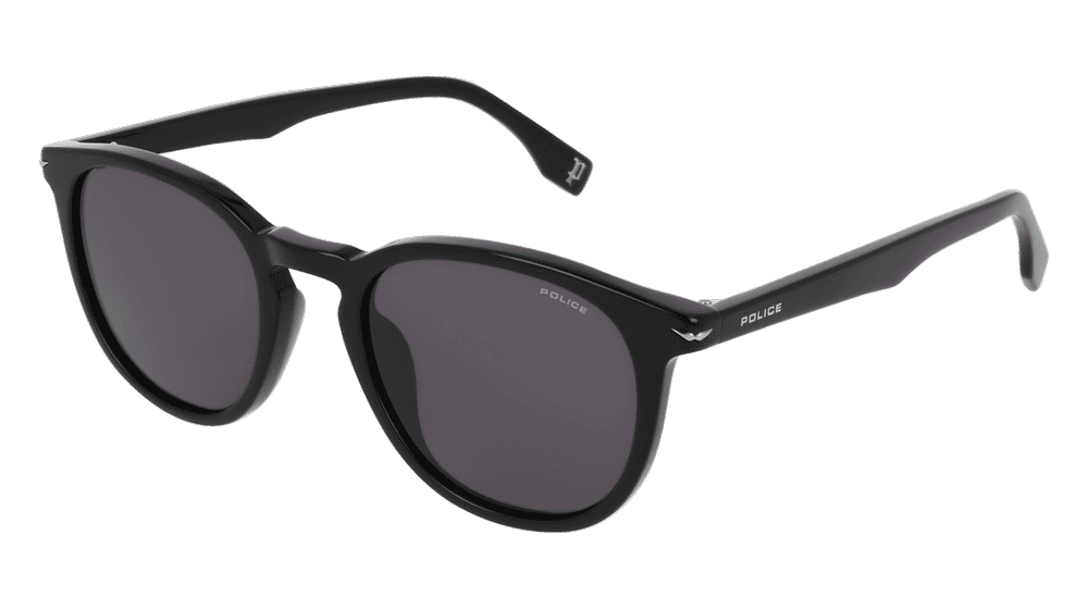 Police SPLQ82 Noir brillant Vue d'angle