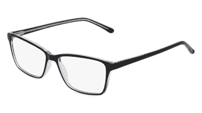 Fielmann OU 050 FLEX CL zwart kristal Hoekaanzicht