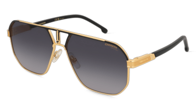 Carrera 1062/S Noir or Vue d'angle