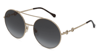GUCCI GG0878S Doré Vue d'angle