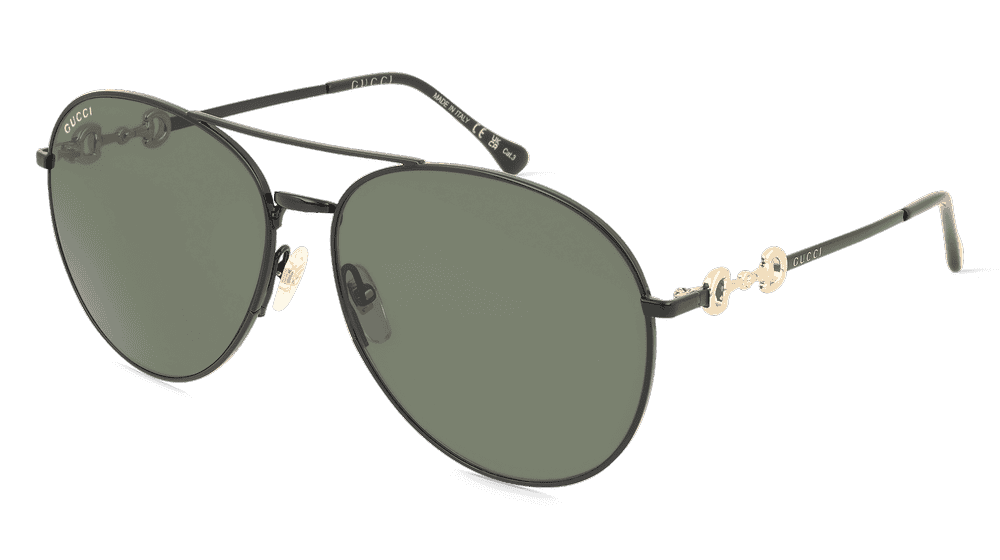 Gucci GG1698S Noir Vue d'angle