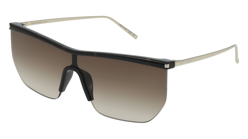 SAINT LAURENT PARIS SL 519 MASK Havana Corner View