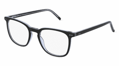 Fielmann LN 050 CL FELIX Zwart blauw Hoekaanzicht