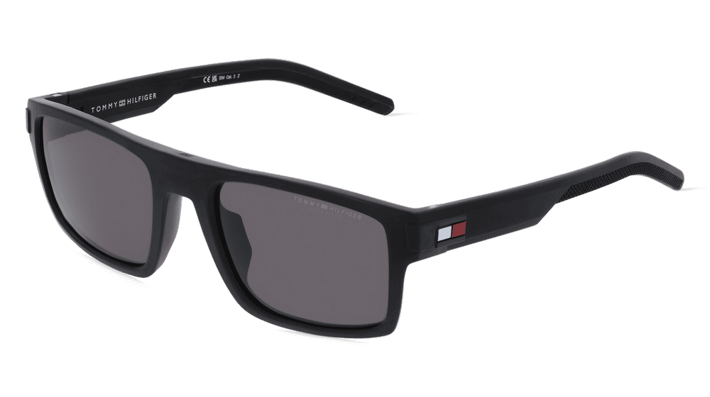 Tommy Hilfiger Eyewear TH 1977/S Noir mat Vue d'angle