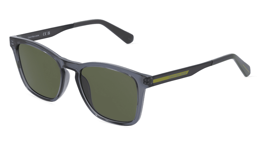 CALVIN KLEIN CKJ22642S Bleu transparent Vue d'angle