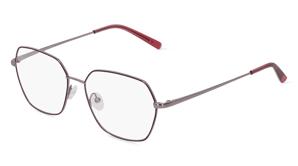 Fielmann MI 055 FA Bordeaux gris gun Vue d'angle