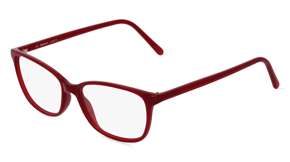 Fielmann JIL 027 CL VERA Rouge brillant Vue d'angle